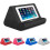 Cuscino morbido di supporto per tablet, compatibile con iPad, poggiapolsi multi-angolo con tasca per tablet, e-reader, smartphone e libri (grigio) 2
