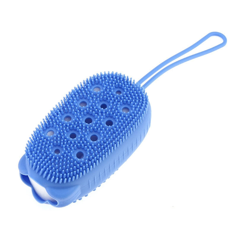 Body Brush with Medium Stiff Bristles and Hand Strap for Exfoliating Bath and Shower Skin Care
