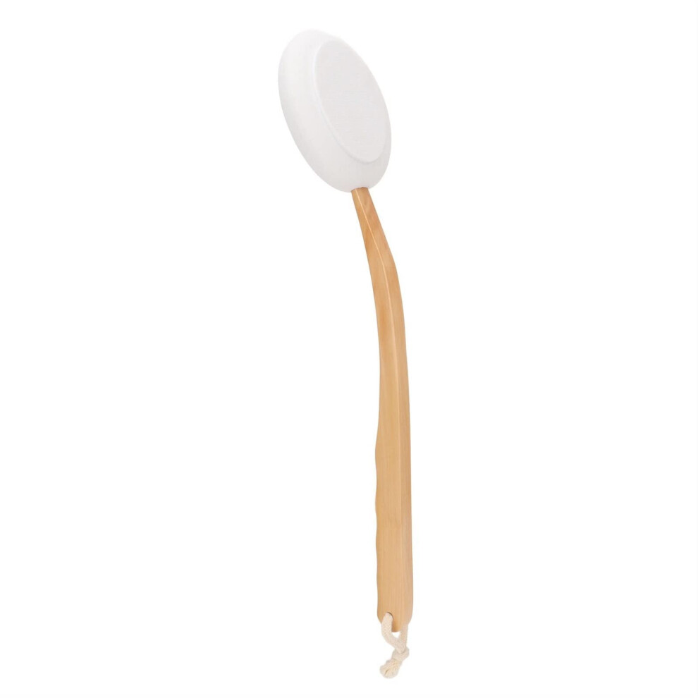Long Handle Back Scrubber Bath Brush with Lotion Applicator for Men and Women Gentle Exfoliation