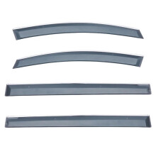 Window Visors Rain Guard Chrome Side Vent Deflectors for Snow Protection for Mazda 5 CW 20102019