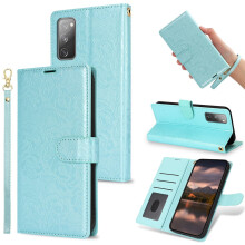 Wallet Case for Samsung Galaxy S20 Ultra/S20+/S20FE, Magnetic Leather Phone Case with Card Holder
