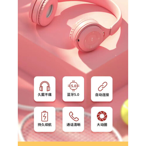 Νέα μίνι, φορητά ακουστικά Bluetooth Y08Macaron με δυνατότητα αναδίπλωσης στο κεφάλι 2