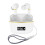 Jacenvly2024Νέα ακουστικά Bluetooth, ενσύρματα/Bluetooth ακουστικά με ψηφιακή οθόνη, διάρκεια 5