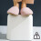 Tainini Κάδος Απορριμμάτων Μπάνιου 1,5 Γαλονιών, Λευκός 5