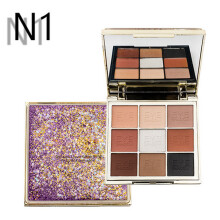 Shimmer Eye Makeup Matte Finish Palette, Highly Pigmented Long Lasting Eyeshadow Set, Waterproof Smooth Application Glitter Effect Eye Shadow For