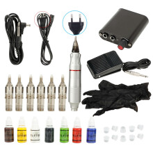 Wireless Tattoo Machine Pen Kit Coreless Motor Tattoo Pen With High Quality Power Supply Long Lasting Stability Cartridge Tattoo Needles Tattoo Ink