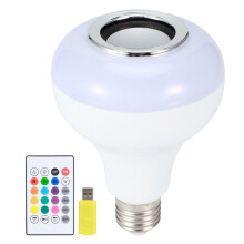 Smart Home Entertainment Lightbulb, Energy Efficient Led Bluetooth Speaker Bulb For Enhanced Lifestyle And Decor