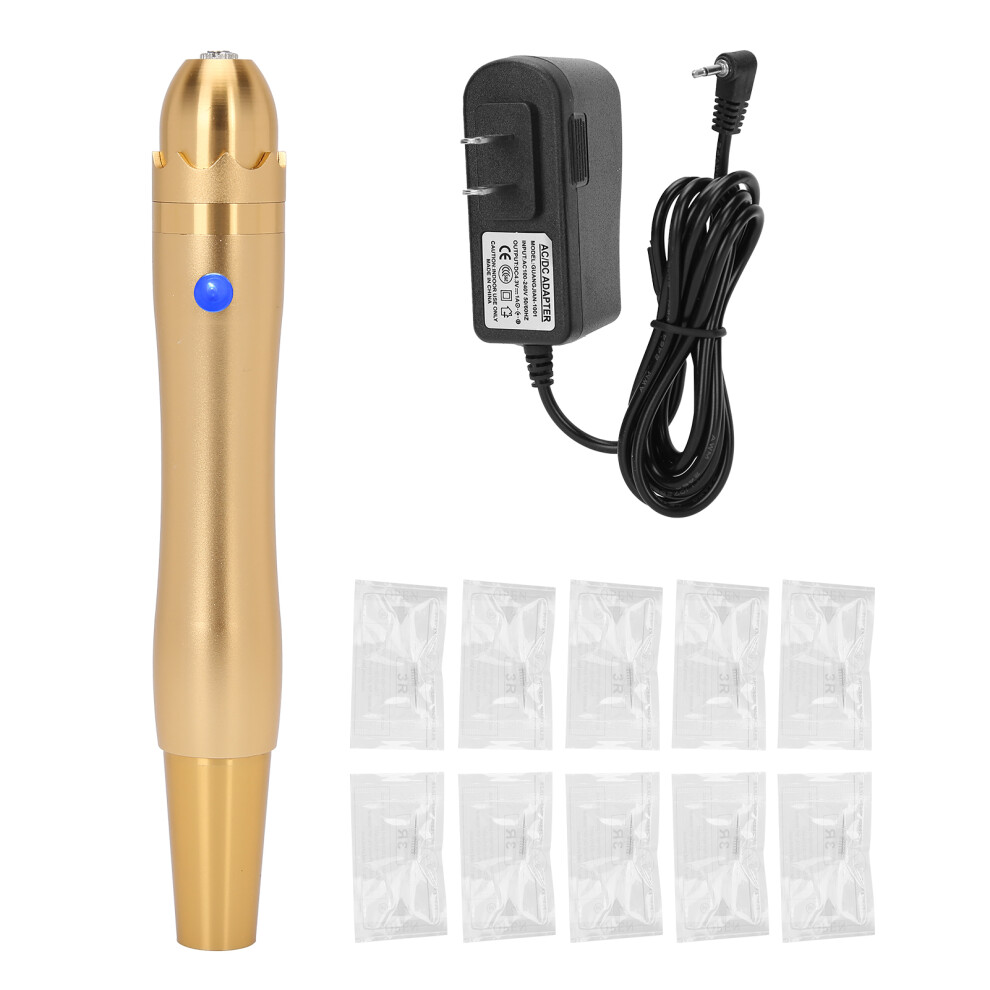 Wireless Permanent Makeup Machine for MicroPigmentation Powerful Motor Micropigmentation Device with Adjustable Needle Ergonomics Shape Design