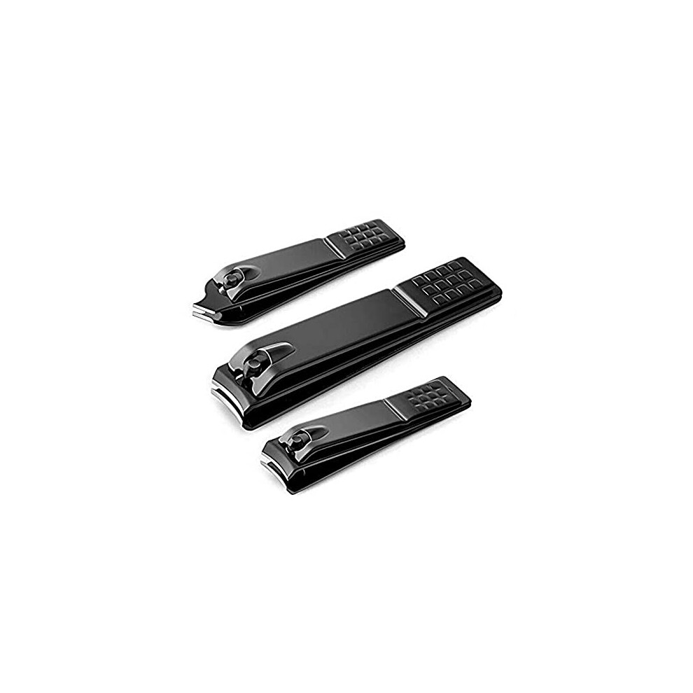 Professional Stainless Steel Nail Clippers Set with Ultra Sharp Blades and Ergonomic AntiSlip Handle