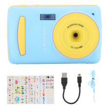 Cámara selfie portátil para niños con batería de larga duración, videocámara multifuncional para niños, cámara de video y fotografía HD con