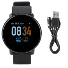 Smartklokke for menn og kvinner, aktivitetsmåler, Bluetooth-samtaler, pulsmåler, oksygen i blodet, søvnmåler, IP68, vanntett, smartvarsling, 100+
