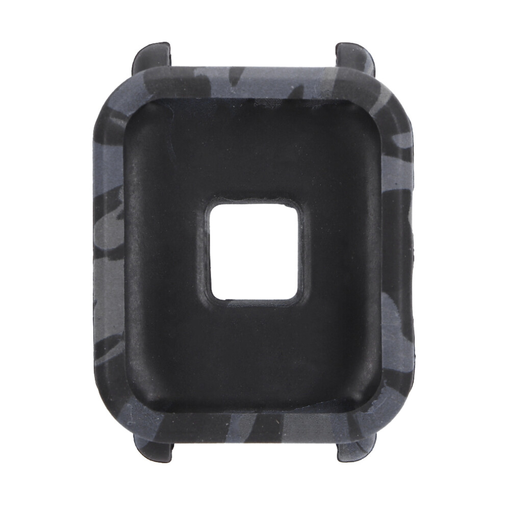 Silicone Watch Protector With Camouflage Print Tpu Case Lightweight Practical Excellent Texture Anti Scratch Watch Cover Comfortable Wear For Apple Wa 9176269890384