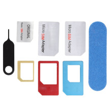 Nano Sim Adapter Fully Reversible Quick Installation Micro Sim Adapter Compact Portable Durable Design Aluminum Alloy Universal Compatibility Secure F