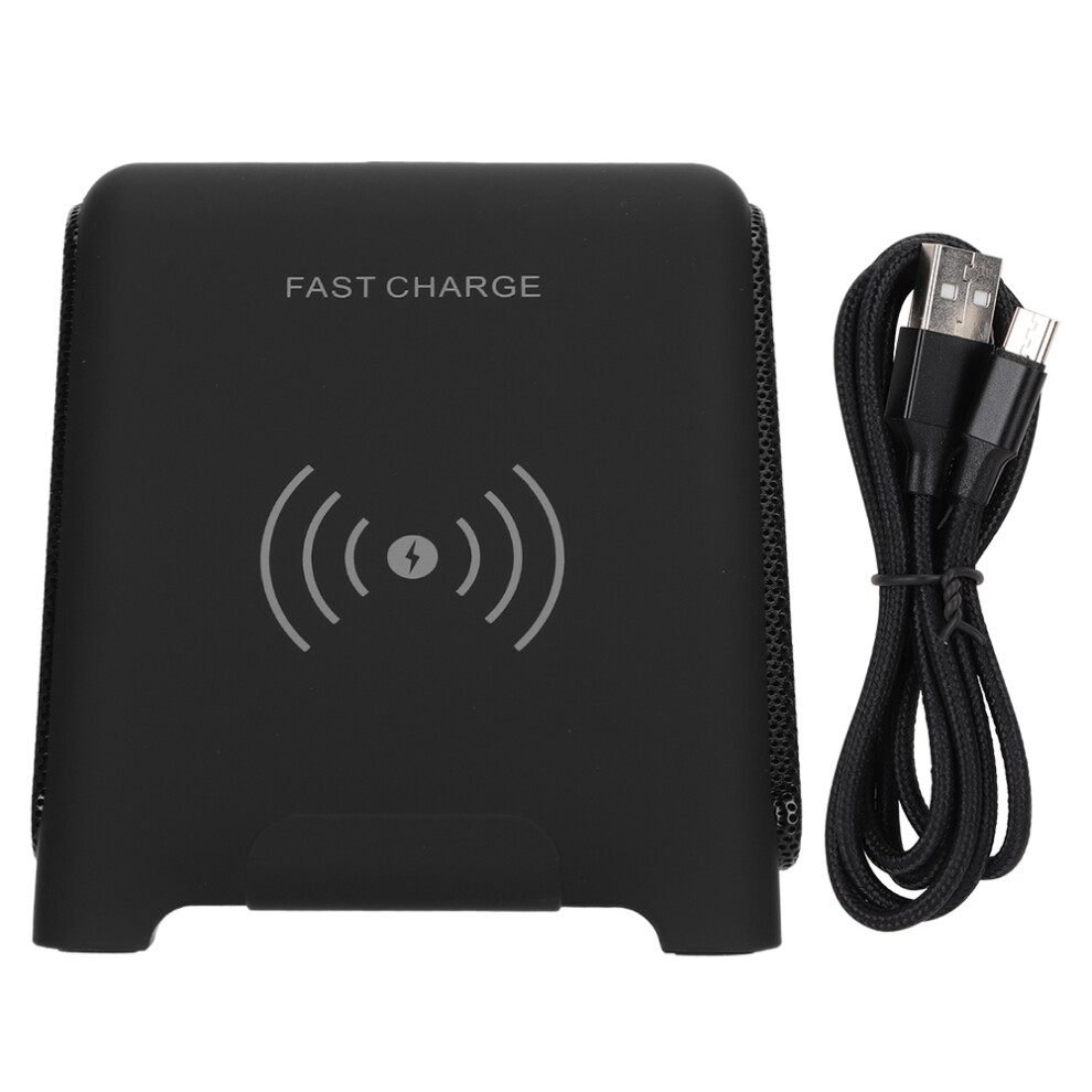 Cordless Wireless Charging Station With Dual Coil Fast Charging Technology, Wireless Charging Base Featuring High Efficiency Chip And Built In Bluetoo 9176269891534