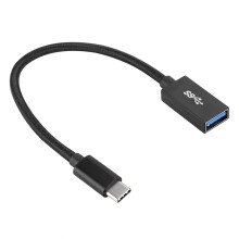 Thunderbolt3 till USB-adapter med plug & play-funktion Supersnabb dataöverföring och vändbar USB typ-C-kontakt Aluminiumlegeringshölje för