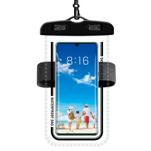 Funda impermeable para teléfono compatible con Underwater World, certificación IPX8, compatible con pantallas táctiles, bolsa seca flotante, manos