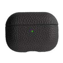 Husă Airpods Pro din piele italiană lucrată manual, huse duble din piele pentru o aderență îmbunătățită, material ecologic și sigur pentru