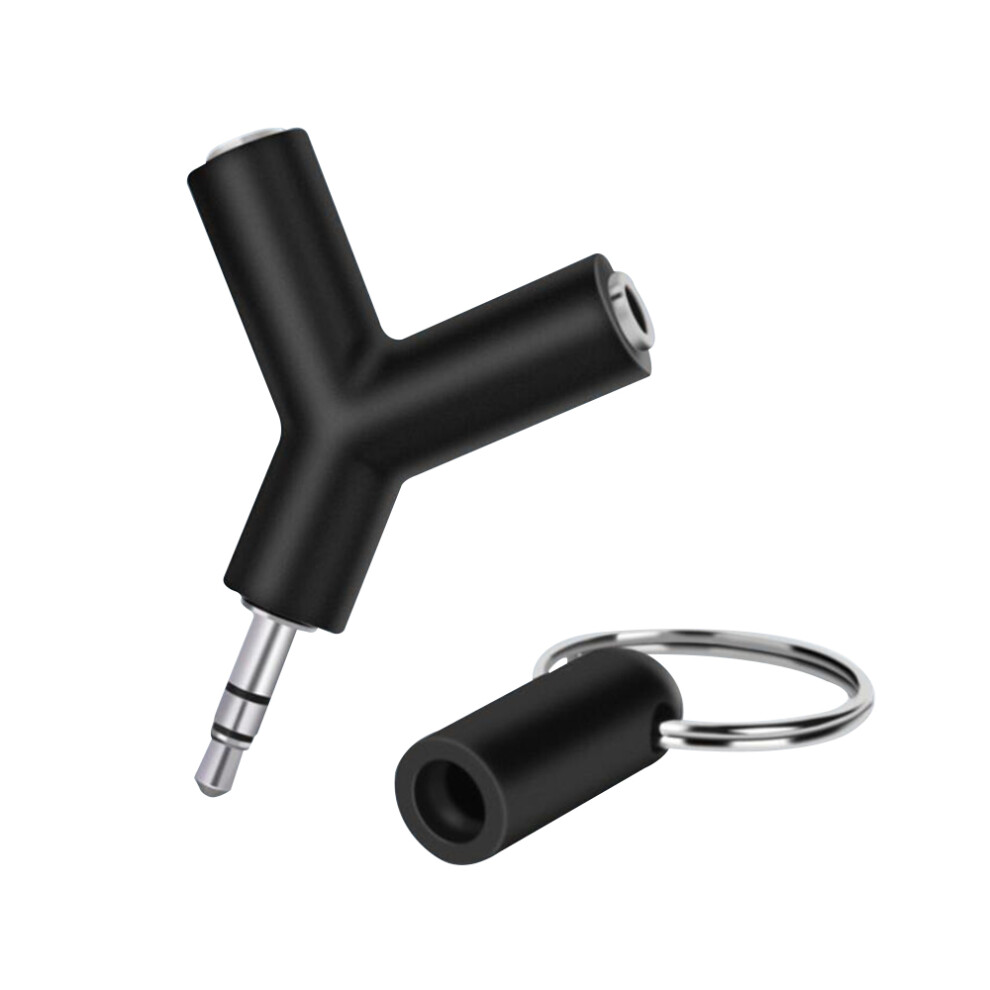 3.5Mm Headphone Y Splitter Compatible With Smartphones, 4-Pin 3.5Mm To Dual 3-Pin 3.5Mm Headset Splitter Adapter With High-Quality Audio Transmission 9176269893699