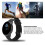 Έξυπνο ρολόι για Android iPhone Bluetooth Κλήσεις Fitness Tracker Καρδιακός ρυθμός αίματος Οξυγόνο 7