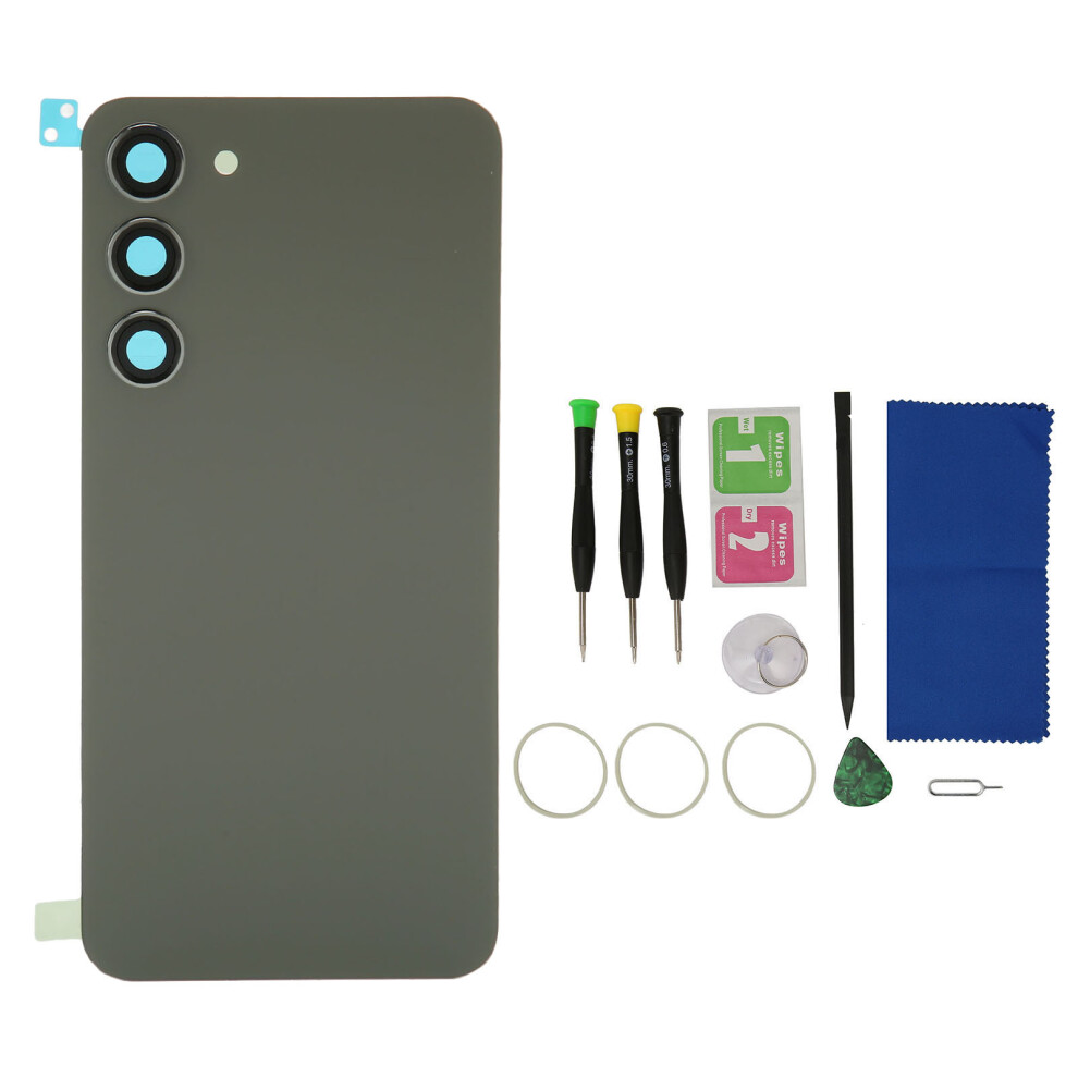 Back Glass Replacement For Galaxy S23 Plus Premium Original Quality Waterproof Housing Door With Pre-Installed Camera Lens And Full Set Toolkit For Ea 9176269789442