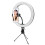 Selfie Ring Light with Tripod Stand Dimmable LED Ring Light for iPhone Android YouTube Makeup Live Streaming - Color Modes Stepless Dimming Brightness 3