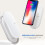 Βάση ασύρματης φόρτισης 2 σε 1 για iPhone και Apple Watch, διπλή βάση φόρτισης με 6