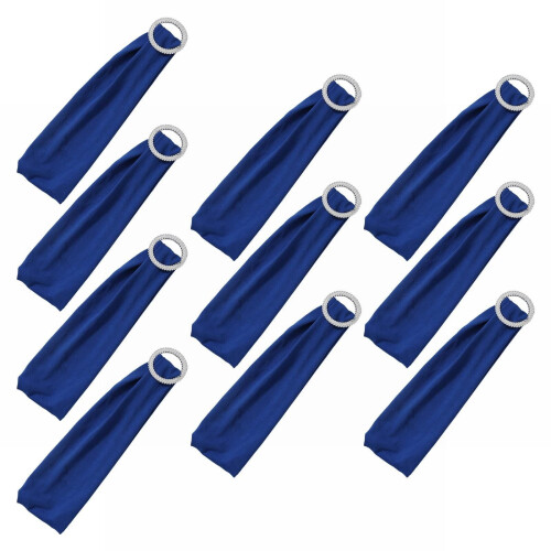 Winysin10pcs Ξενοδοχείο Γάμου Δεξιώσεων Καρέκλα Πίσω Κάλυμμα Διακόσμηση Φιόγκος 1