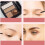 ZENMELE Brush50Pieces Εφαρμογέας σκιάς ματιών Σκιά ματιών Σφουγγάρι μιας χρήσης με διπλή 5