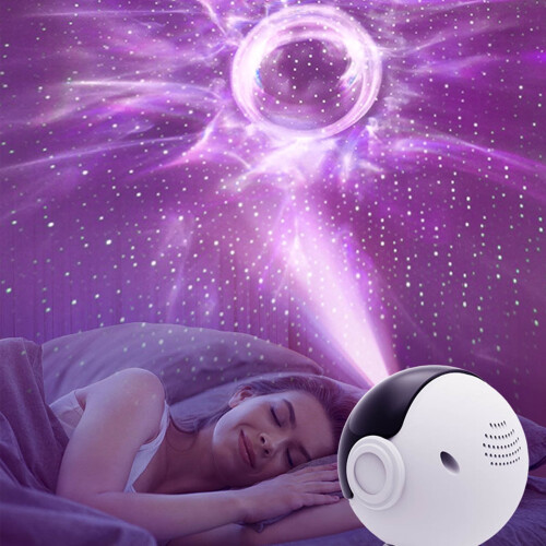 1950s Star Projector Night Light Robot, Galaxy Sky Projection with Ambient Spaceman Design 2