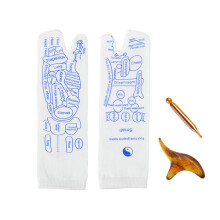 Women's Small 1 Pair Reflexology Socks with Tools & Gloves & Bags, Comfortable Foot Massage Socks for Pain Alleviation