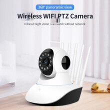 Wireless Indoor Security Camera,Wi-Fi Plug-in Camera for Home Security/Baby Safe Monitor/ Pets,w/Built-in Mic & Speaker,IR Night Vision,Alerts