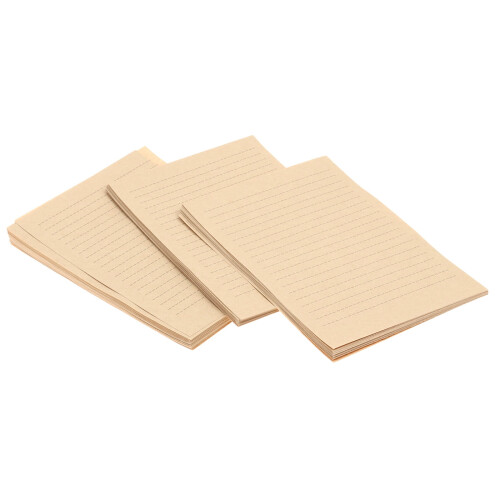 Eease A5 Vintage Kraft Writing Paper & Envelopes - 100pcs