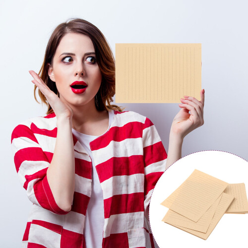 Eease A5 Vintage Kraft Writing Paper & Envelopes - 100pcs 2