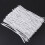 2000 Pcs Heavy Duty Cable Ties Zip White Self- Locking Wire Wraps Cord Kit Iron Core 4