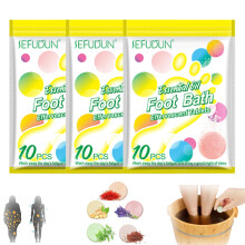 Foot Bath Tablets with Essential Oils for Dry Cracked Feet, Aromatic Home Spa Effervescent Soak (3PCS)