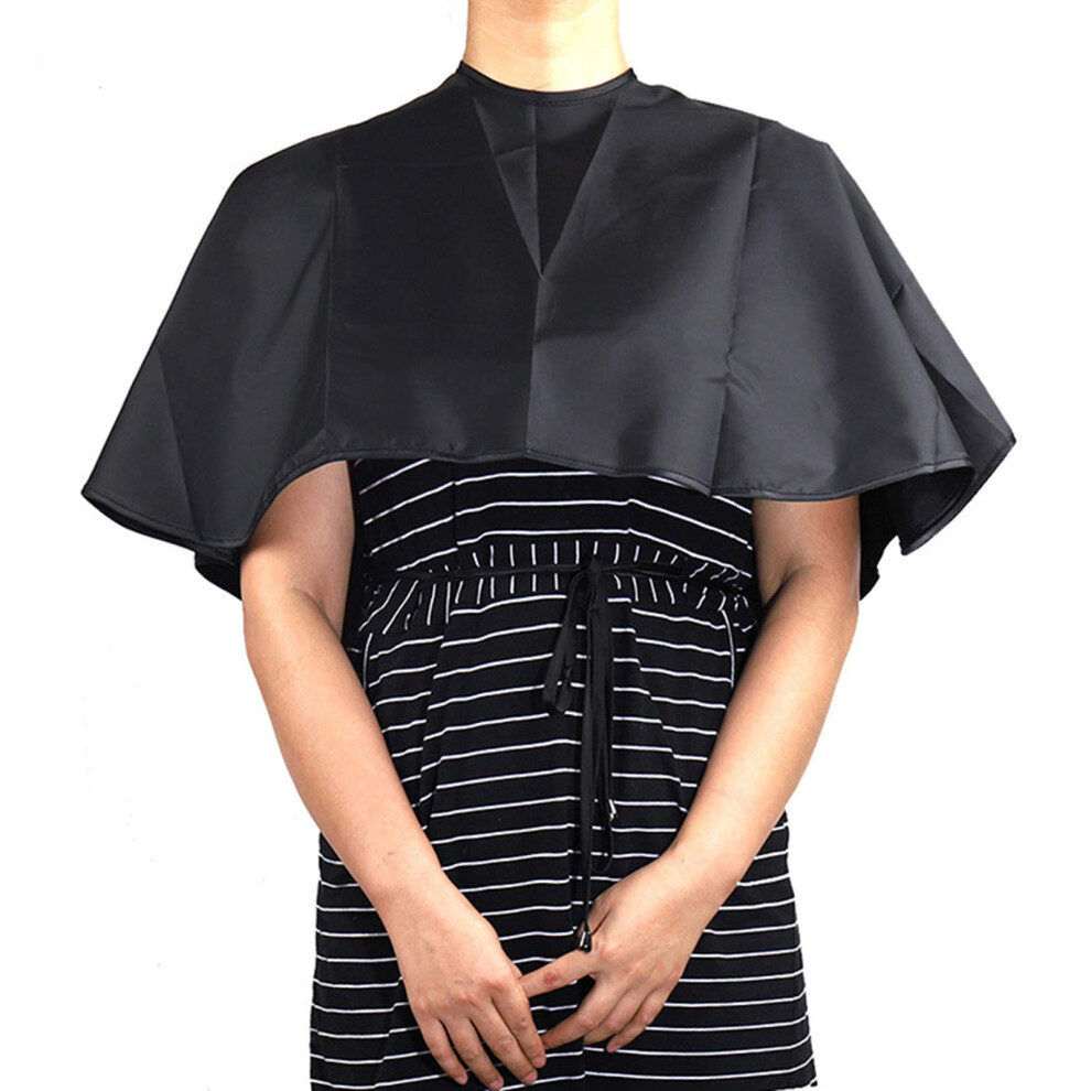 Waterproof Hairdressing Cape with Adjustable Neck Closure for Salon Hair Cutting and Dyeing