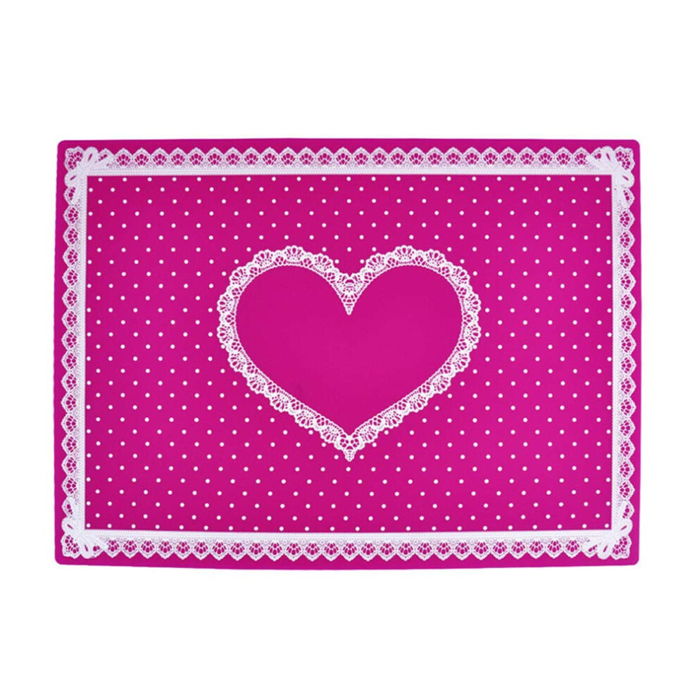 Red Silicone Nail Art Mat Foldable Washable Manicure Table Pad With Arm Rest Cushion Rose