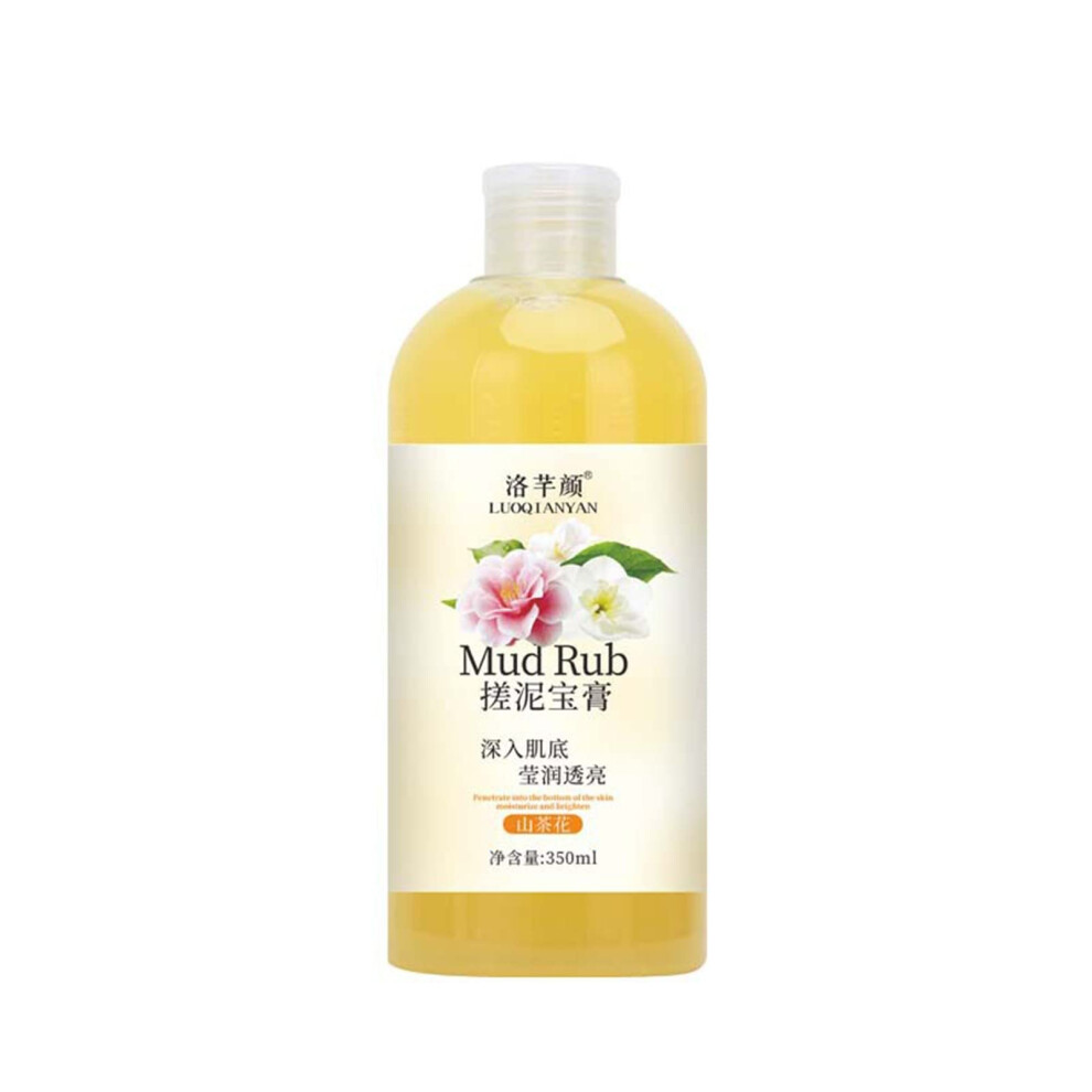 Body Scrub Aloe Vera Mud Gel Exfoliating Body Wash Deep Cleansing Gentle Skin Care Camellia