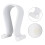 Support universel pour casque audio, support en bois de type Omega, robuste, pour bureau, antidérapant, utilisable dans de multiples situations, 6