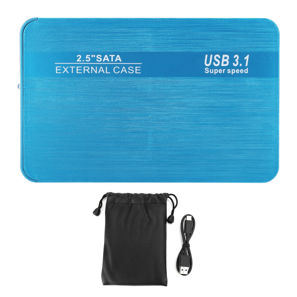Ssd Hdd Enclosure Tool Free Design With Usb 3.0 Superspeed Interface, Slim Portable Case With Led Indicator For Fast Data Transfer Plug And Play Hot 9482828146787