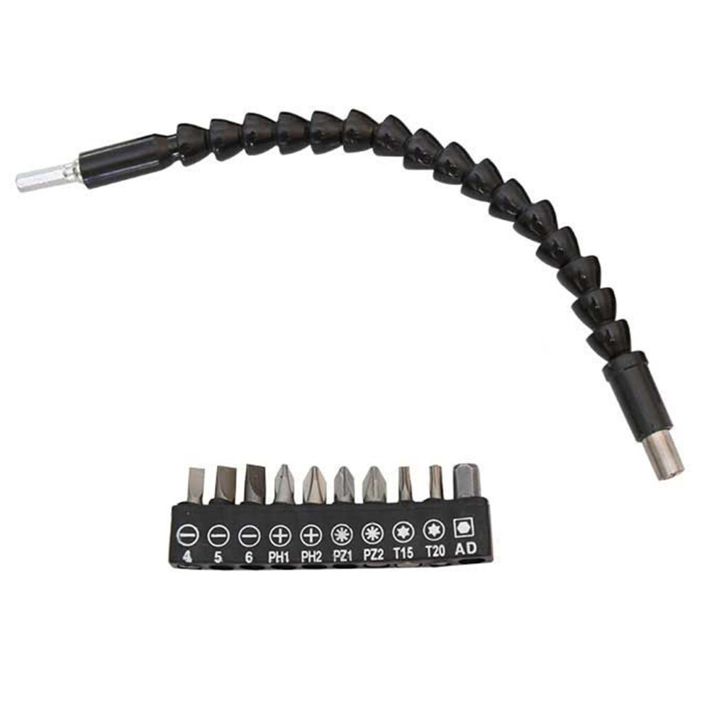 Professional Grade Hardware Maintenance Tool, Narrow Spaces Access Drill Bit Extension With Magnetic Quick Connect For Enhanced Flexibility And 9169997964229