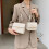 Δερμάτινη τσάντα Crossbody για γυναίκες, καπιτονέ τσάντα ώμου με λουράκι αλυσίδας, 8
