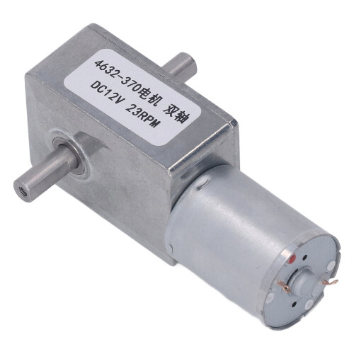 Κινητήρας με μηχανισμό ατέρμονα κοχλία DC12V, αντιστρέψιμος κινητήρας με 2