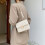 Δερμάτινη τσάντα Crossbody για γυναίκες, καπιτονέ τσάντα ώμου με λουράκι αλυσίδας, 7