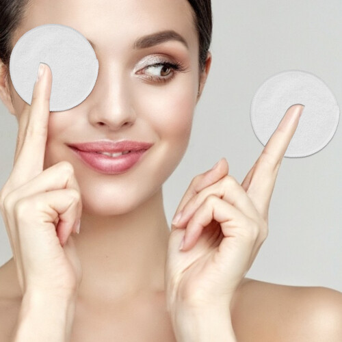 Επαναχρησιμοποιήσιμα Remover Makeup μαξιλάρια οικολογικά φιλικά με μηδενικά απόβλητα 2