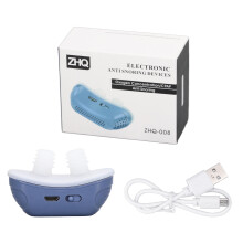 Anti Snoring Device For Sleep Apnea, Double Vortex Air Supply Mini Machine With USB Rechargeable Humanized Design Comfortable Fit Sleep Aid Portable