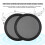 Protetor de malha para alto-falante de 8 polegadas, grade de subwoofer com malha de aço e design de encaixe, capa protetora resistente com anel de 7