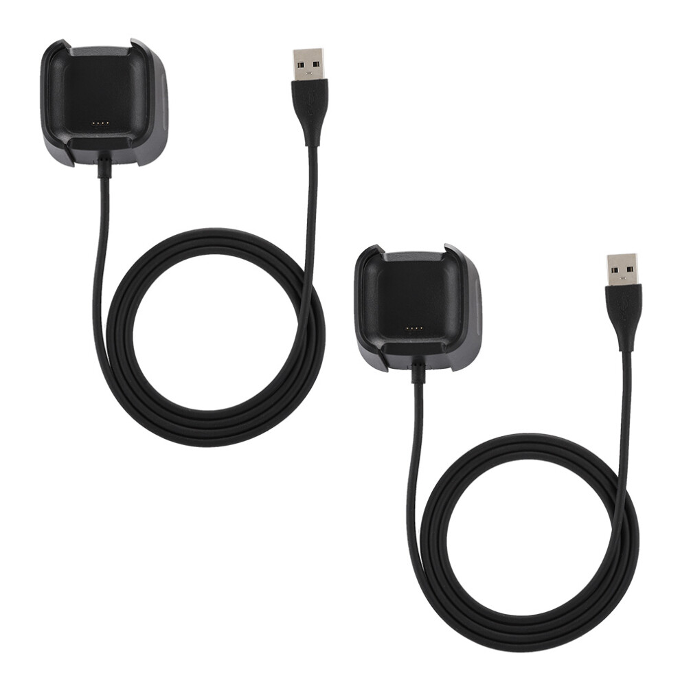 Versatile Versa Charger, Travel Friendly Replacement Dock Cable With Quick Safe Charge For Versa Smartwatch Bracelet, Speedy Charging Solution (2Pcs) 9176269790295