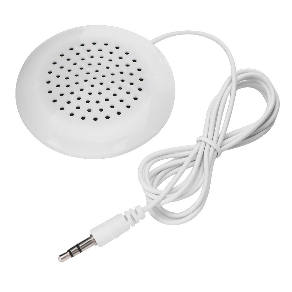 Pillow Speaker for Bedtime Listening, 3.5mm Mini Pillow Speaker with True HD Stereo Sound and Soft Sound Output, Sleep Aid Audio Device for MP3 MP4 CD