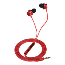 In-ear-hodetelefoner Støyisolerende ørepropper med mikrofon HiFi-lyd Kablede ørepropper for iPhone Samsung Bred kompatibilitet